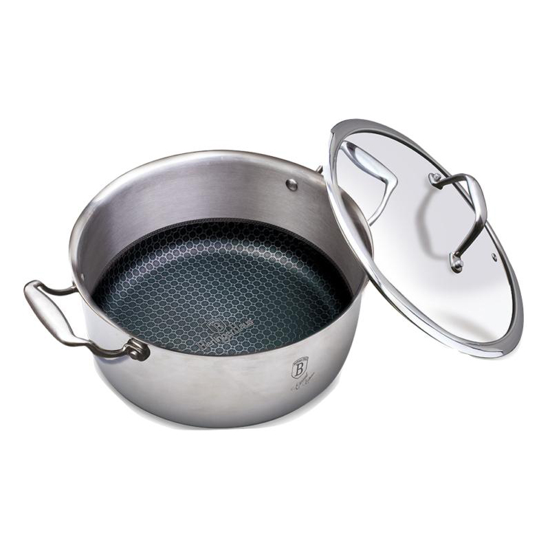 Каструля з нержавіючої стали з кришкою 6.1 л Berlinger Haus Eternal Collection BH-6562