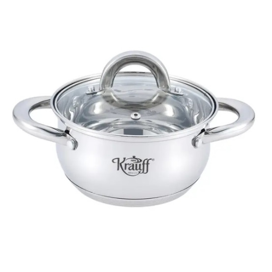 Каструля із нержавіючої сталі 2,5 л/18 см Krauff 26-238-074