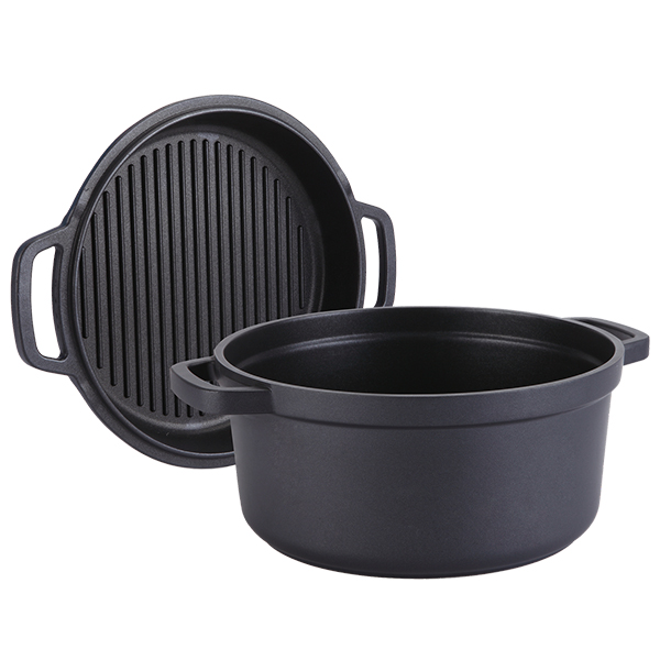 Каструля з кришкою-сковородою гриль на 4,5 л Maestro MR-4126