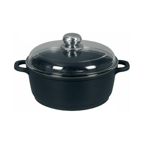 Каструля антипригарная з кришкою 5,5 л Maestro MR-4628C