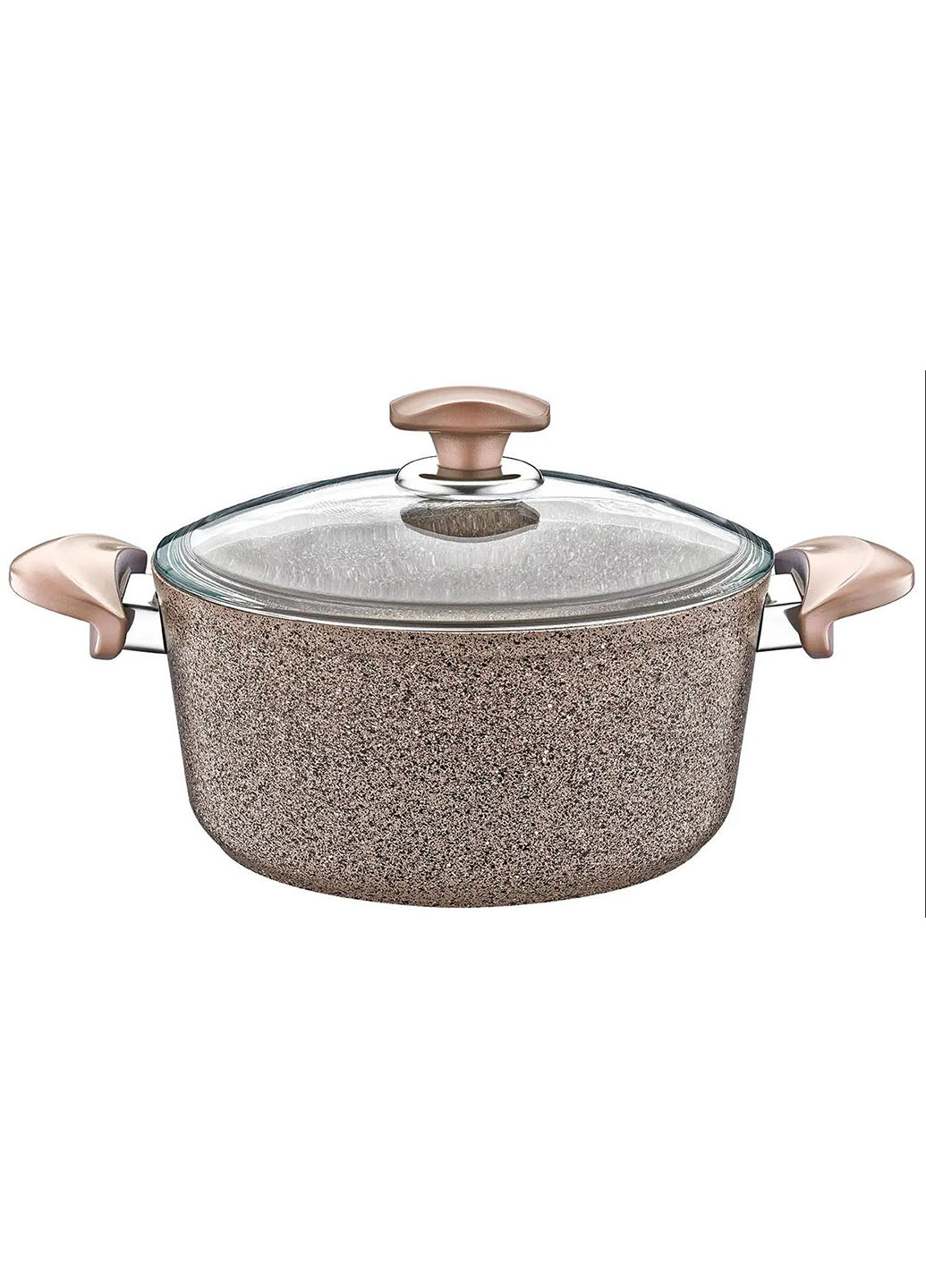 Каструля 5,5 л (26 х 12,5 см) з а/п покриттям O.M.S. Collection OMS 3110.01.02-26-5,5л-Brown