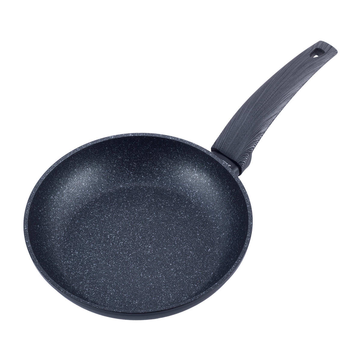 Пательня 20 см з антипригарним покриттям Black marble Kamille KM-4121