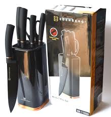 Набір кухонних ножів на підставці 7 пр. Edenberg EB-11026