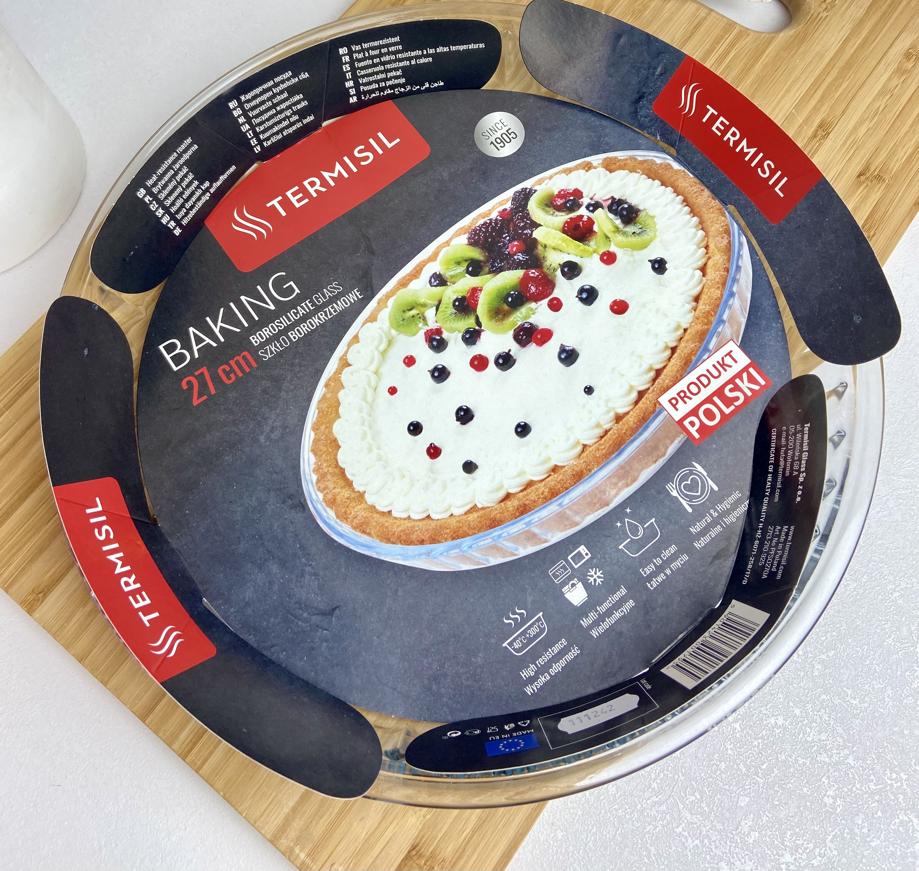 Форма для випікання торта 27 см 278*278*45 мм