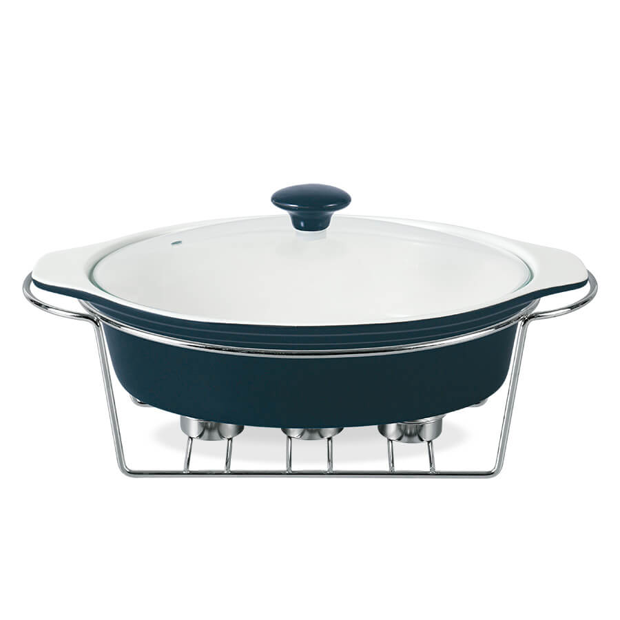 Мармит керамический овальный Maestro 1.5 л MR-11361-74