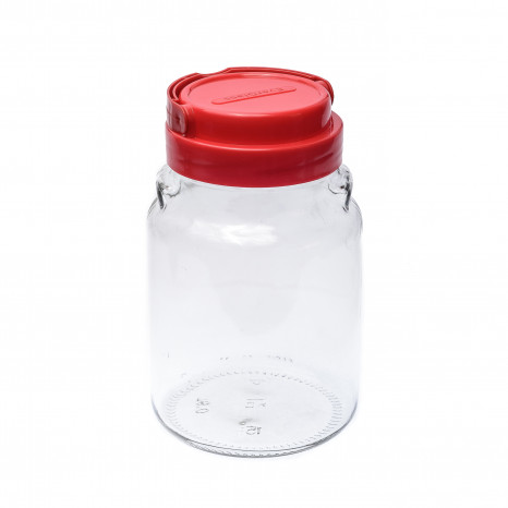 Банка для сипучих продуктів EverGlass із пластиковою кришкою 900 мл 1902Н