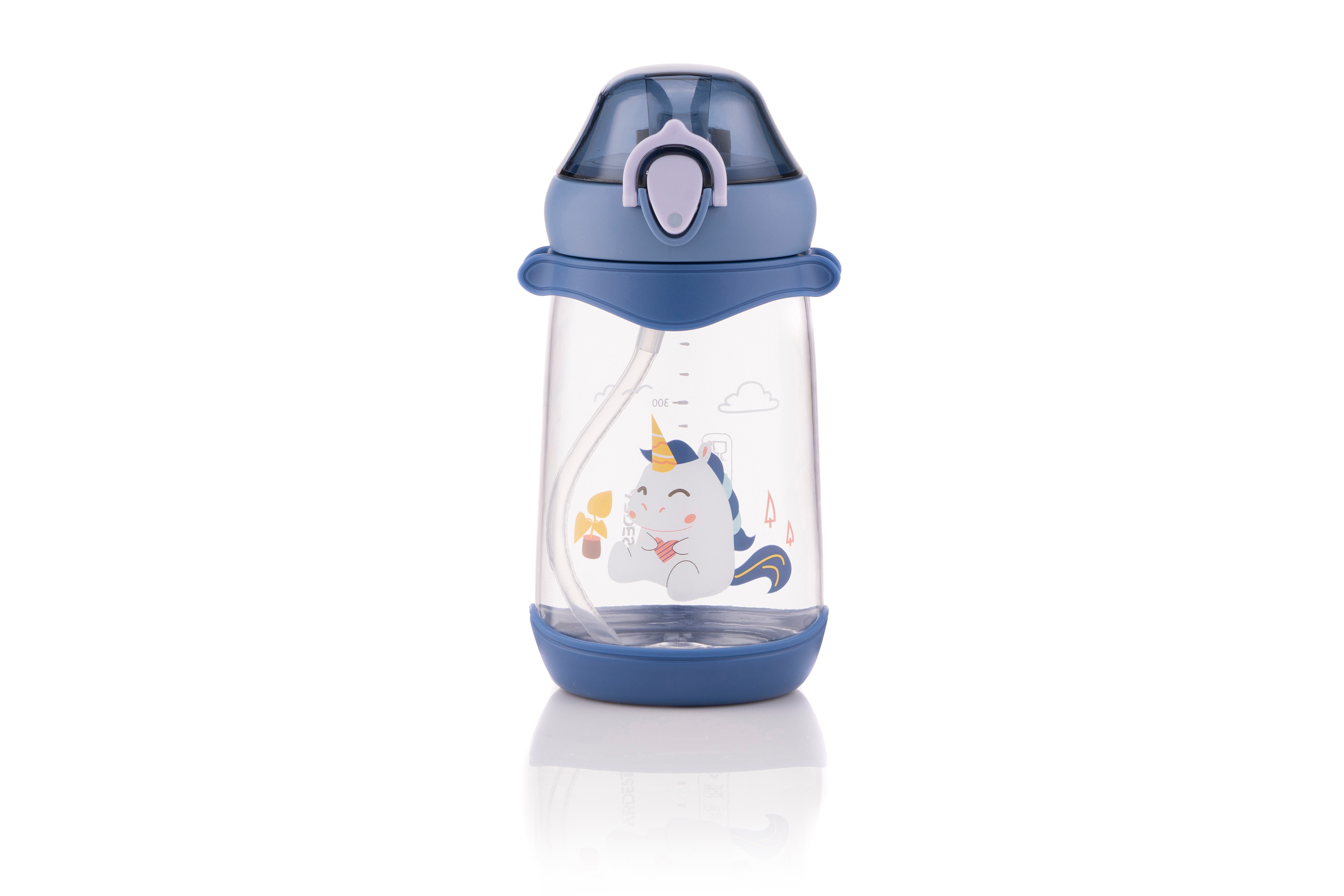 Пляшка для води Ardesto Unicorn дитяча 500 мл синя AR2250PU