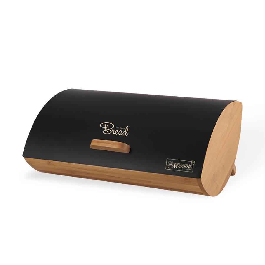Хлібниця 36,5 х 25 х 13,3 см Maestro MR-1775-BLACK