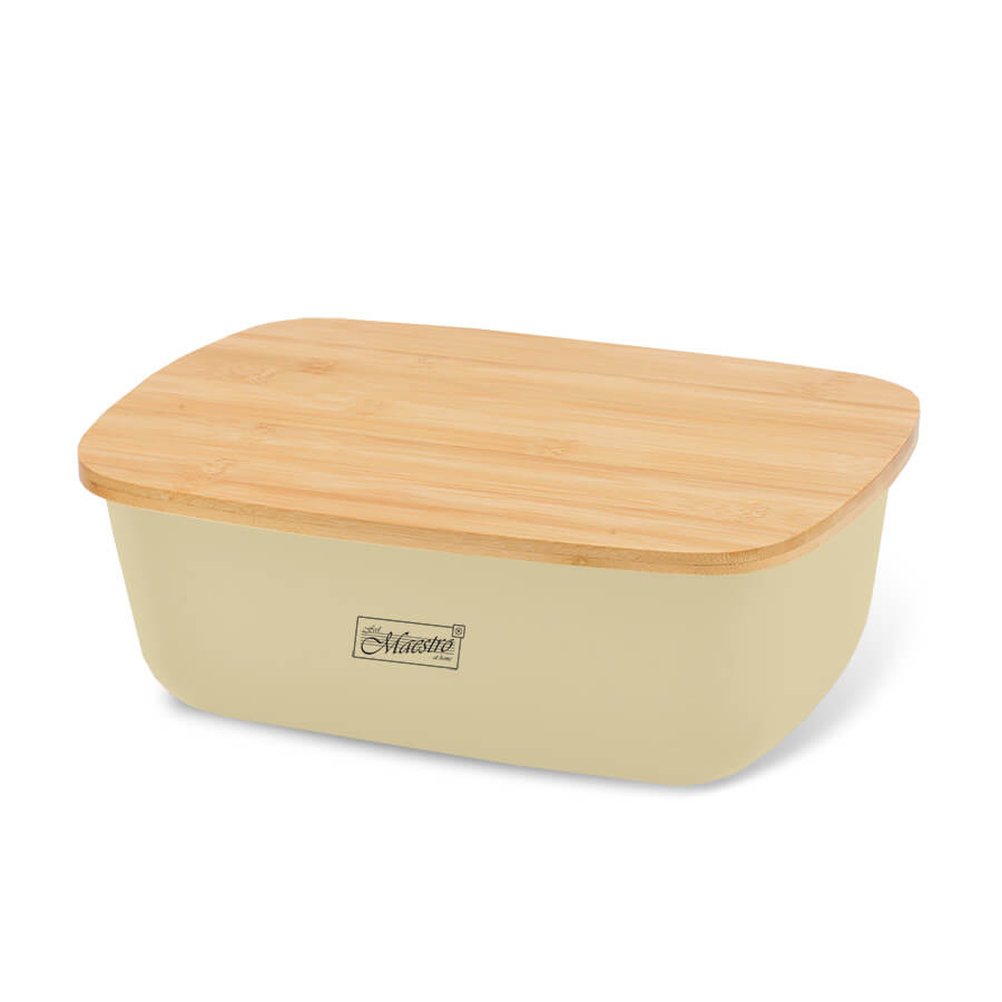 Хлібниця 34,5 x 23,5 x 13 см Maestro MR-1776-IVORY