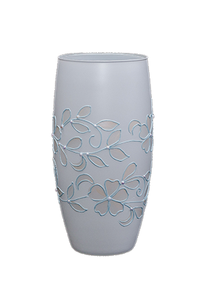 Ваза 32 см GlassStyle X036 Vanilla blue