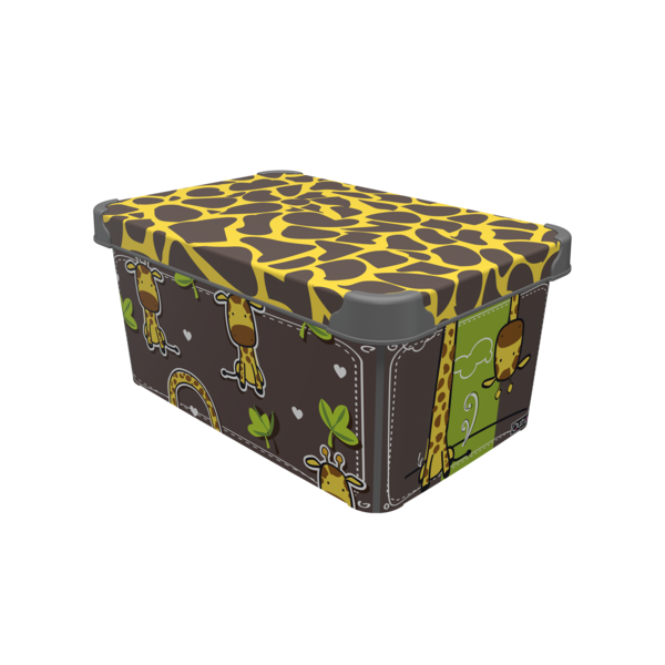 Контейнер Qutu STYLE BOX с/к GIRAFFE 10л.