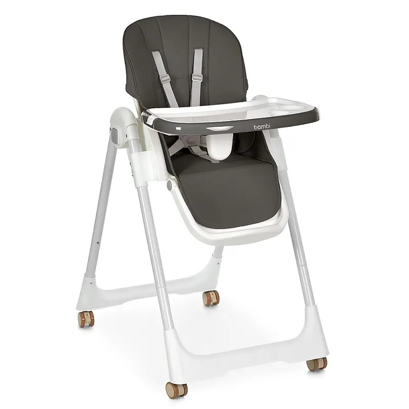 Стілець для годування M 5673 Gray, до 30 кг, сірий