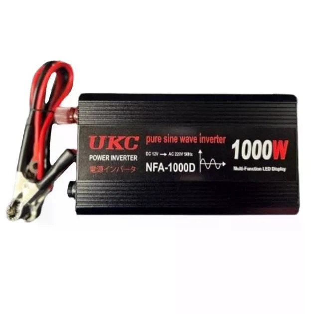 Інвертор 5 CORE 1000W 12V-220V • Перетворювач напруги 5 CORE 1000W DC/AC 12V з USB та модифікованою синусоїдою