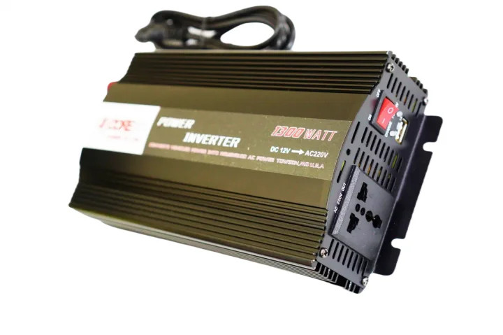 Інвертор 5 CORE 1300W 12V UPS+CHARGE • Перетворювач напруги 5 CORE 1300W 12V-220V із зарядкою акумулятора та захистом