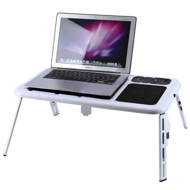 Підставка для ноутбука E-Table LD09 • Багатофункціональний складний столик з кулером