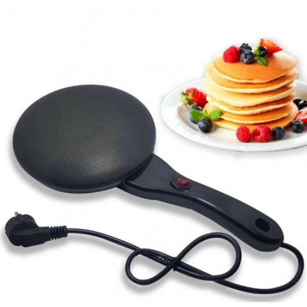 Електроблинниця CREPE MAKER • Сковорода для млинців з антипригарним покриттям