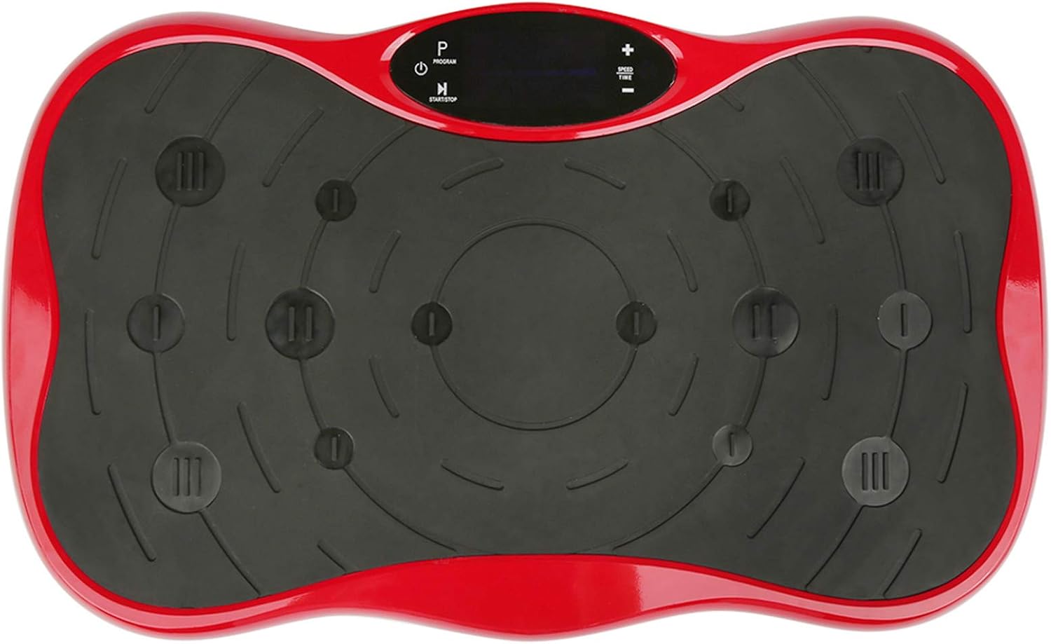 Віброплатформа для схуднення Minexo VIBRO SLIM SHAPER PRO RED з пультом ДУ та еспандерами