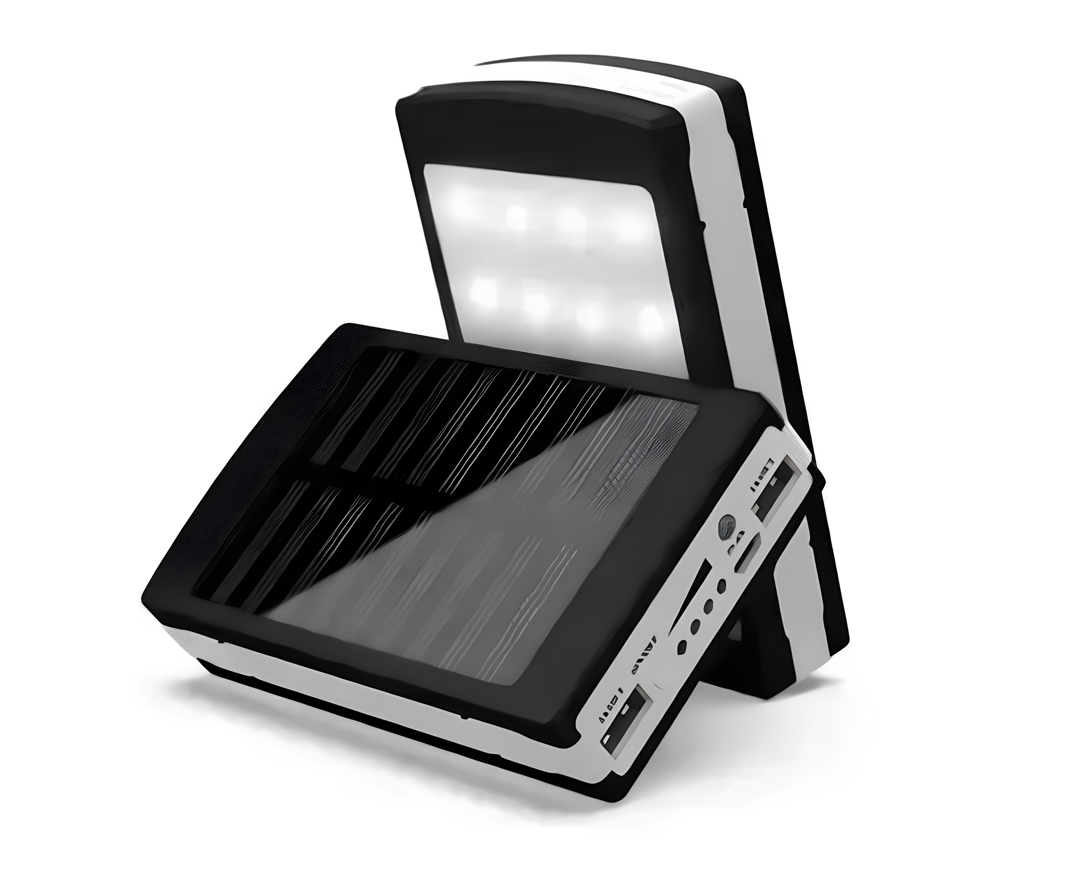 Портативний зарядний пристрій з ліхтариком Solar Power Bank 50000 mAh
