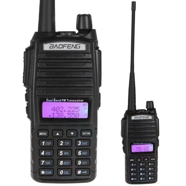 Рація Baofeng 26X-312 Dual Band • Портативна дводіапазонна VHF/UHF радіостанція із зарядною станцією для зв'язку