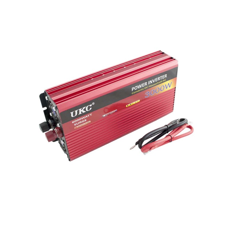 Перетворювач AC/DC 24V 3000W Інвертор напруги струму 24В на 230В