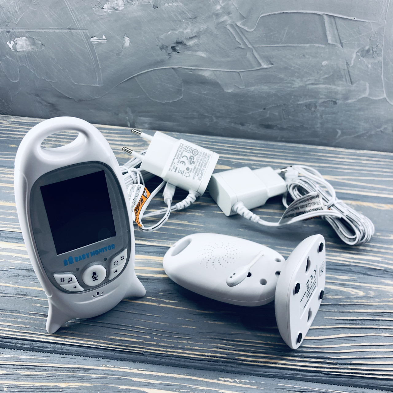 Видеоняня Baby Monitor VB - 601 на аккумуляторах с двусторонней связью, мелодиями и термометром CG01 PR5