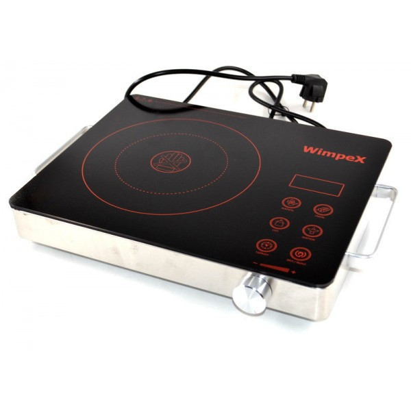Настольная электрическая инфракрасная плита WIMPEX WX1324 2000W с таймеромCG12 PR5