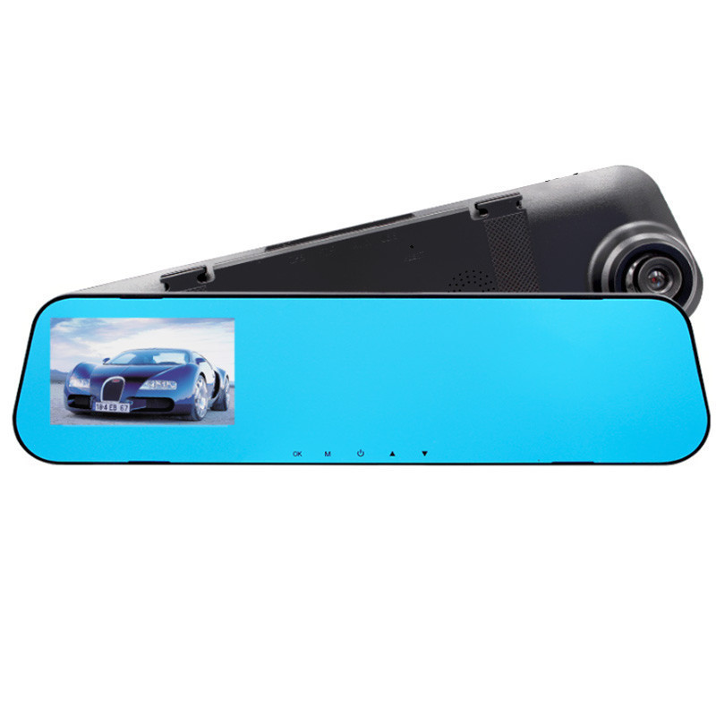 Зеркало видеорегистратор 3.9 дюймов Lesko Car H39 dvr Vehicle Black Box HD для записи движения регистрация