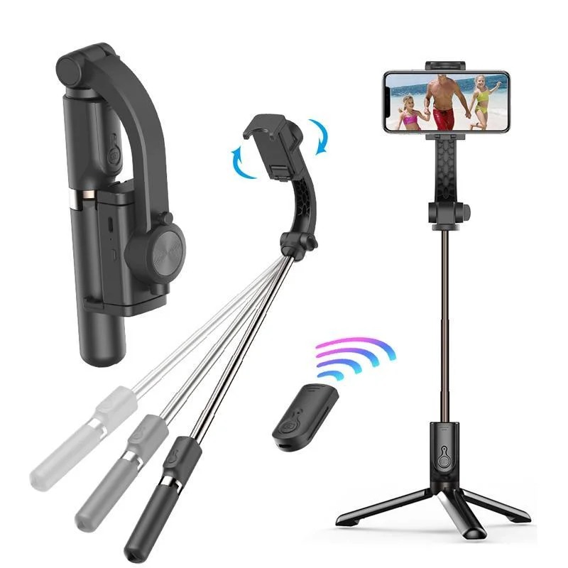 Стабилизатор штатив для смартфона Gimbal GS-30 / Стедикам монопод тренога с функцией стабилизатора