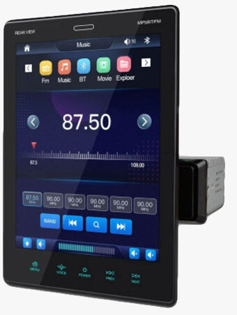 Магнитола PI-1007 1DIN • Bluetooth • GPS-навигация • Экран 9,5 • 4 Ядра • 2Gb • Ram/16 • Android • Wi-Fi