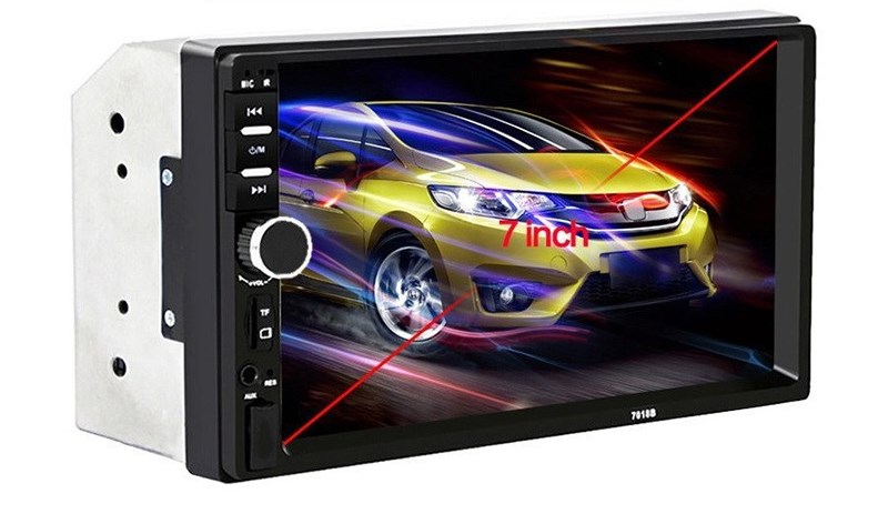 Автомагнитола 2DIN MP5 7010B на Windows CE 6.0 • Магнитола с сенсорным экраном 7" дюймов Full HD • USB • SD • FM • Bluetooth