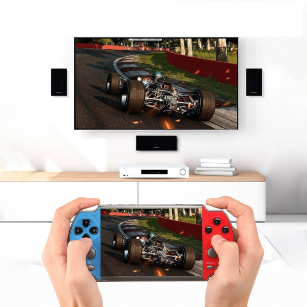 Ігрова приставка 1000в1 PSP X7 XPRO 8gb • Портативна ретро консоль із встановленими іграми • Екран 4.3" • Динаміки • ТБ вихід