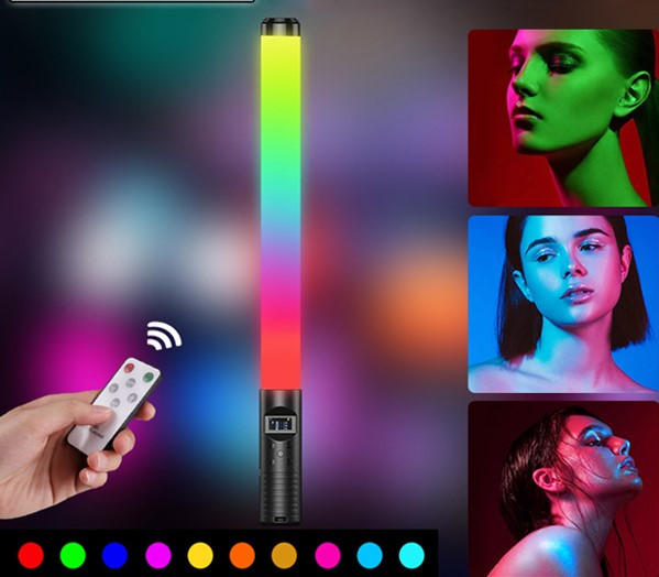 LED Лампа – меч Led Stick RGB для фото и видео • Освещение для съемок • Световые эффекты • Светодиодная осветительная лампа – жезл