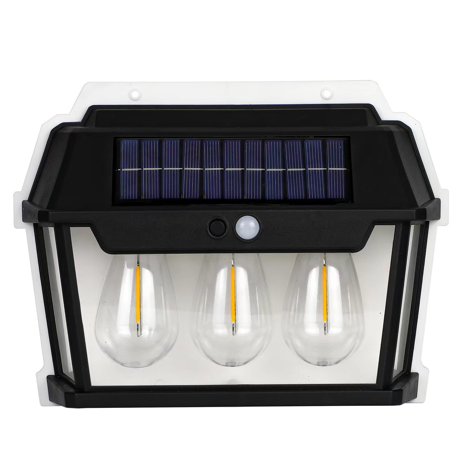 Вуличний ліхтар на сонячній батареї з датчиком руху HW 999-3W Solar Interaction Wall Lamp • Настінний зовнішній світильник