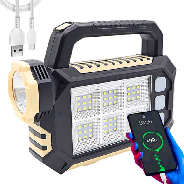 Акумуляторний ліхтар Solar Multi Light Source Portable Lamp BL-HS-8029-7