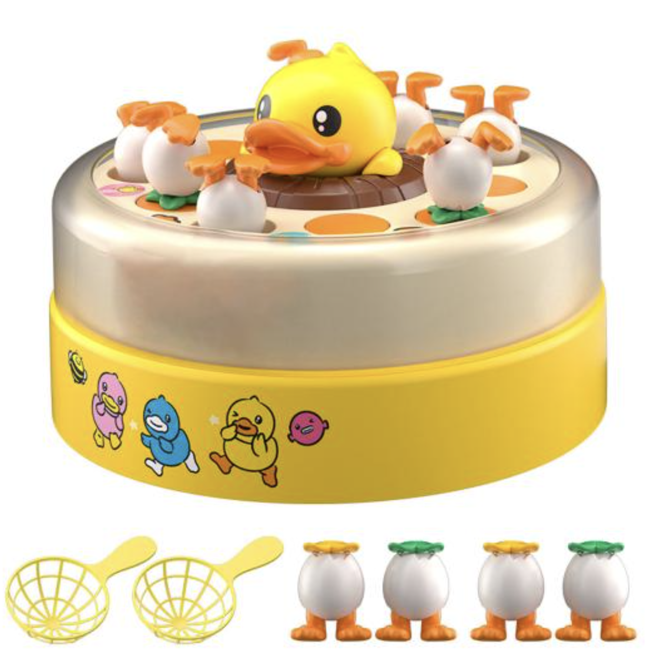 Дитяча іграшка B.Duck and Friends Стрибаюча жовта качечка