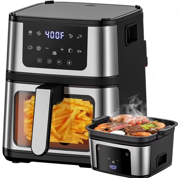 Аерофрітюрниця + Гриль MS-3225 7л 3800W швидке та смачне приготування без олії
