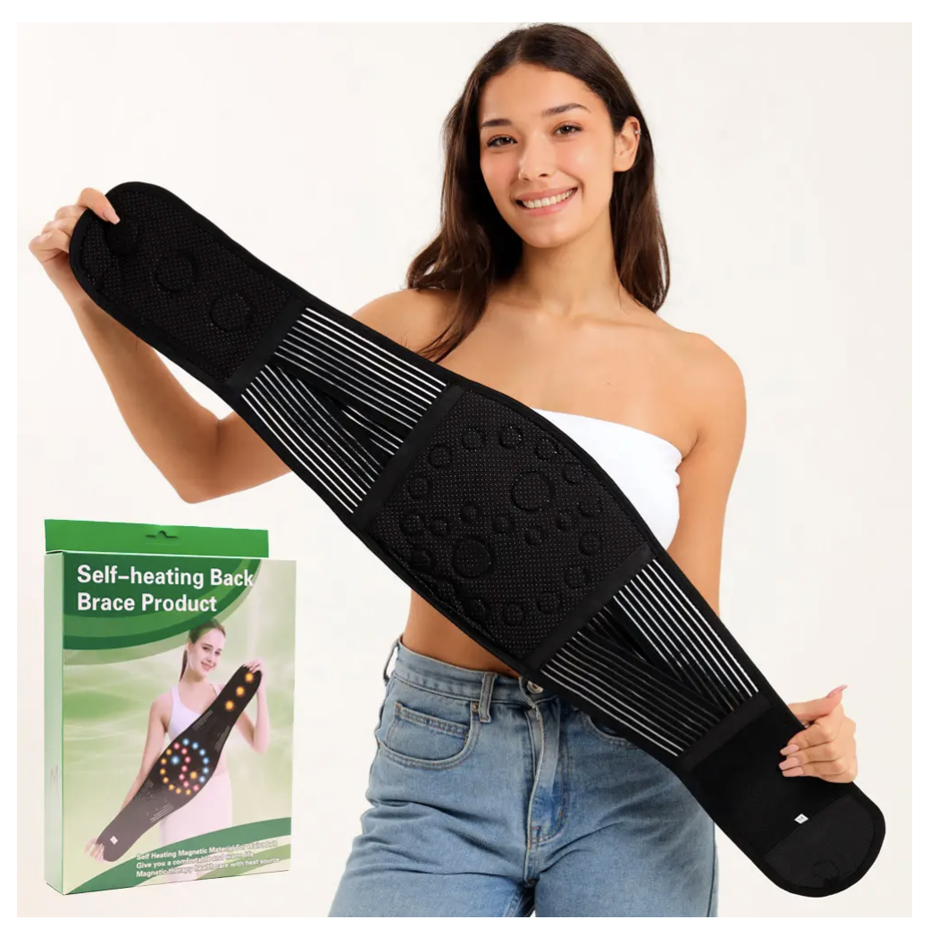 Турмаліновий пояс із самонагріванням Self-Heating Back Brace для підтримки спини