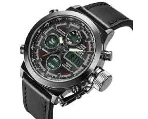 Чоловічий наручний годинник AMST Watch чорний