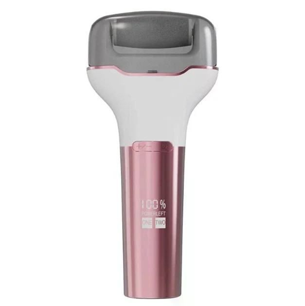 Електрична пемза для ніг PINK з LCD дисплеєм