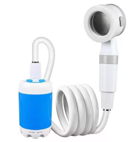Портативний кемпінговий душ з помпою на акумуляторі USB Travel Shower