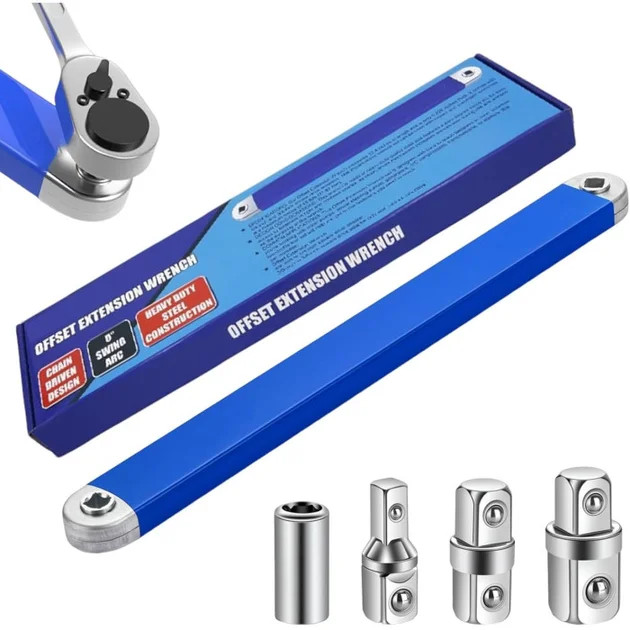 Подовжувальний ключ із храповим механізмом AND Tool 1/2", 1/4", 3/8"